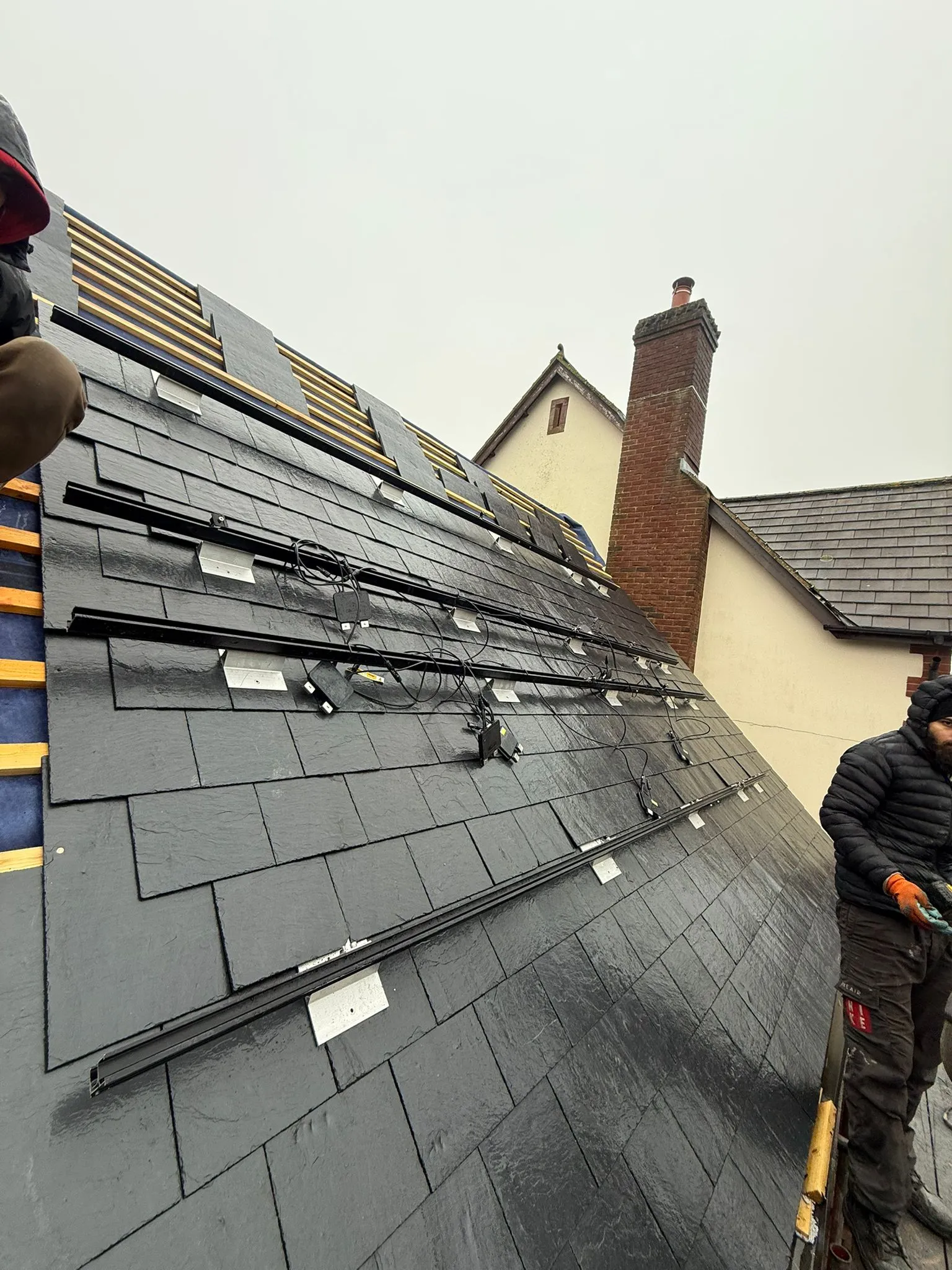 Solar panel installation